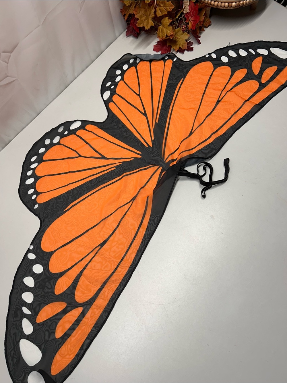 Orange Monarch Butterfly Costume Wings - Unbranded